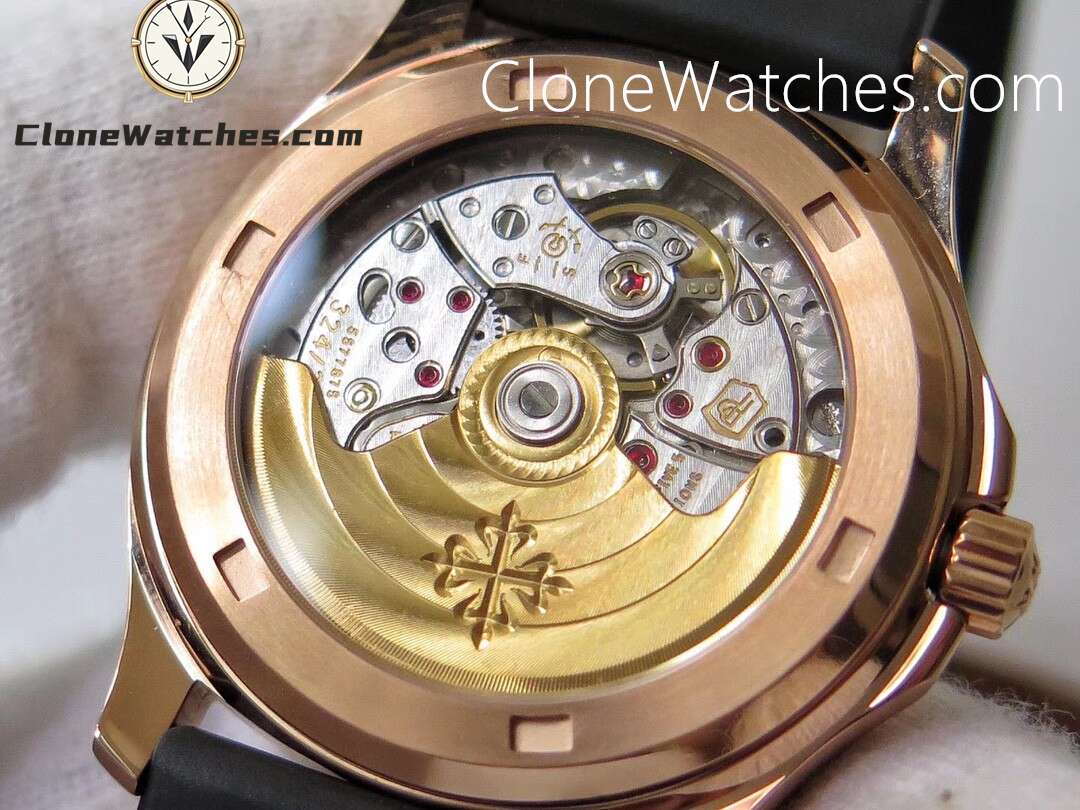 Patek Philippe Super Clone Watches 1:1 Aquanaut Luce 5068R-001 Rose Gold Diamond - Image 6