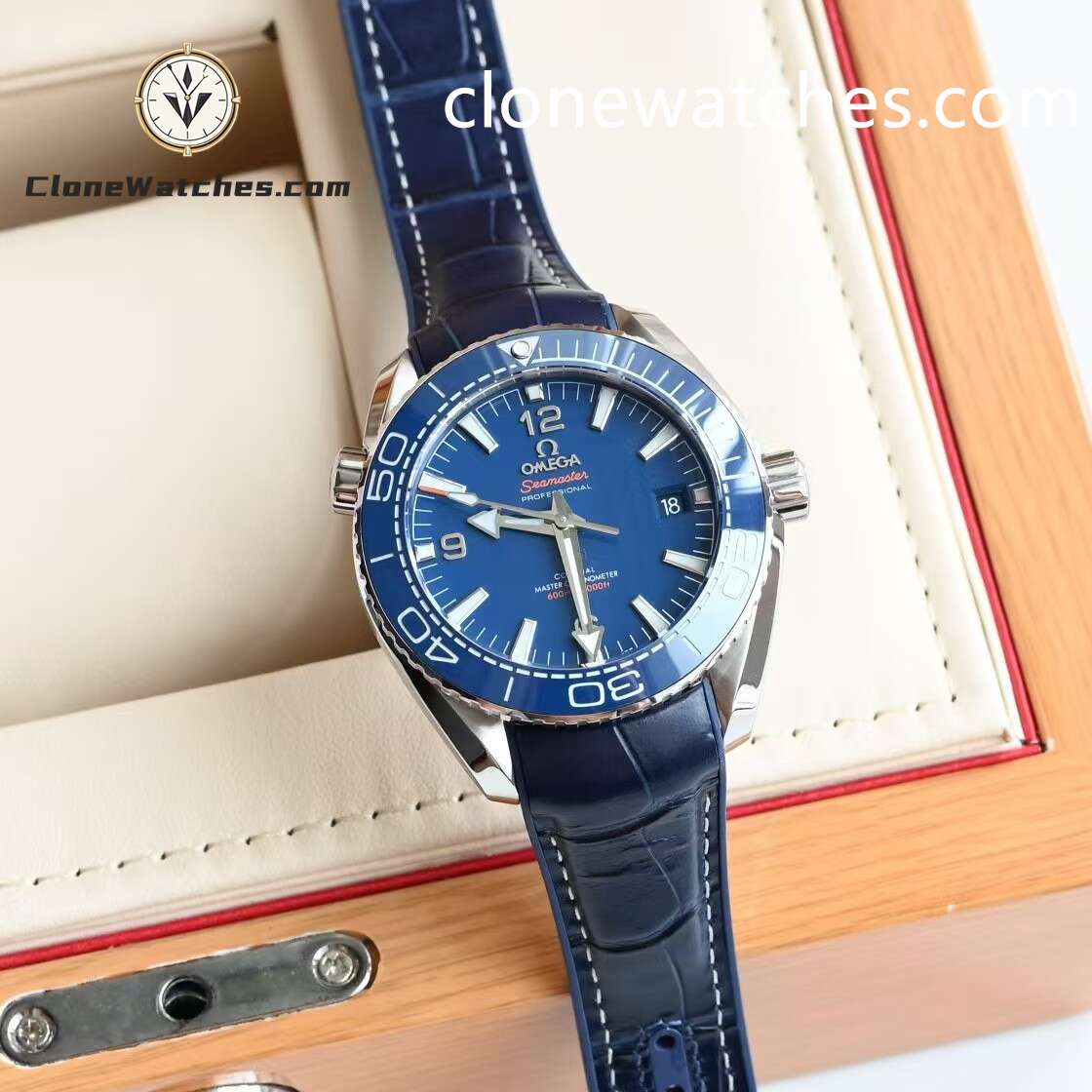 OMEGA Super Clone Watches 1:1 Seamaster Planet Ocean 600m 215.33.44.21.03.001 43.5MM - Image 2