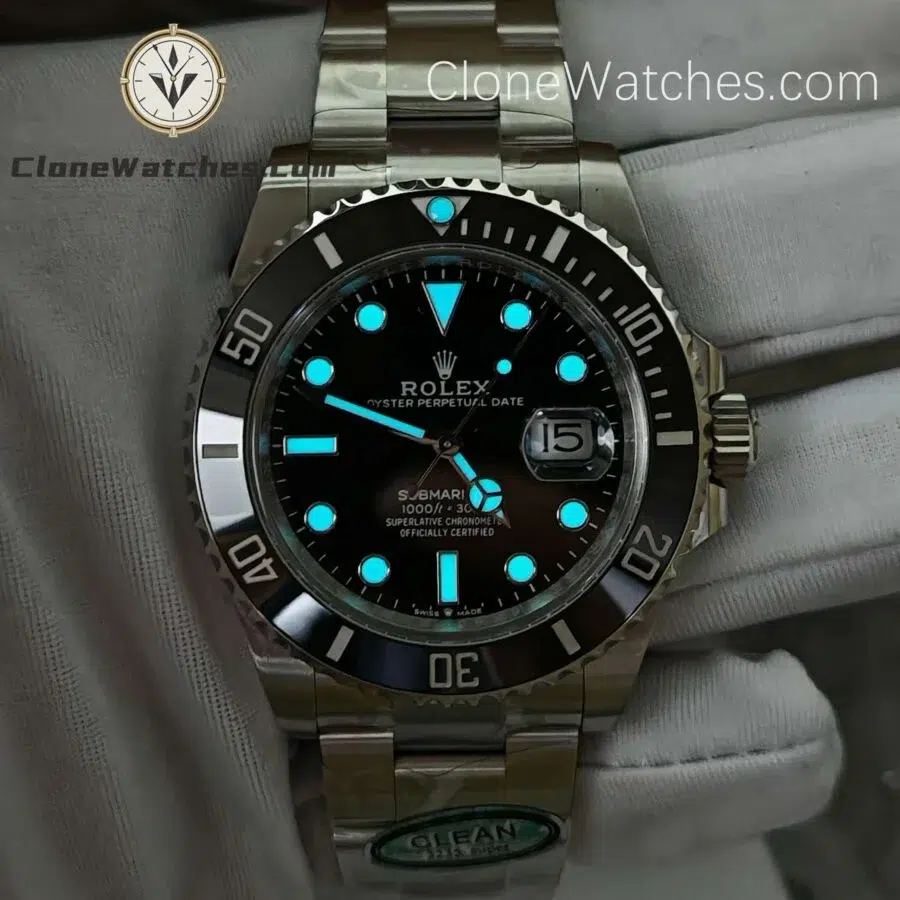 Super Clone Watches – Rolex Submariner Black Dial 126610LN