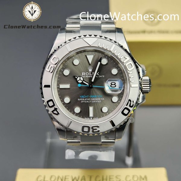 Super Clone Watches – Rolex Yacht Master Rhodium White Dial M126622-0001