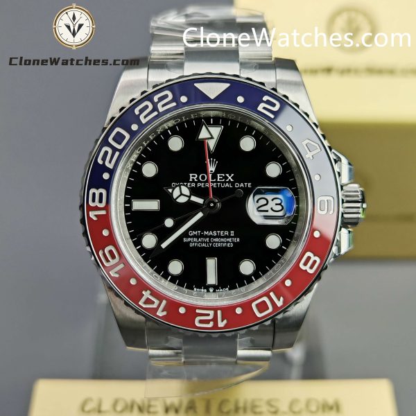 Super Clone Watches – Rolex GMT Master II M126710blro Oyster