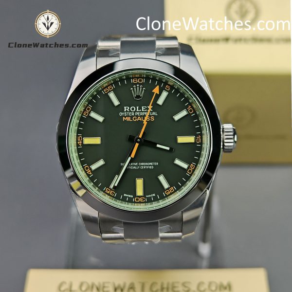 Rolex Super Clone Watches 1:1 Milgauss Black Dial  M116400GV-0001 3131 Movement