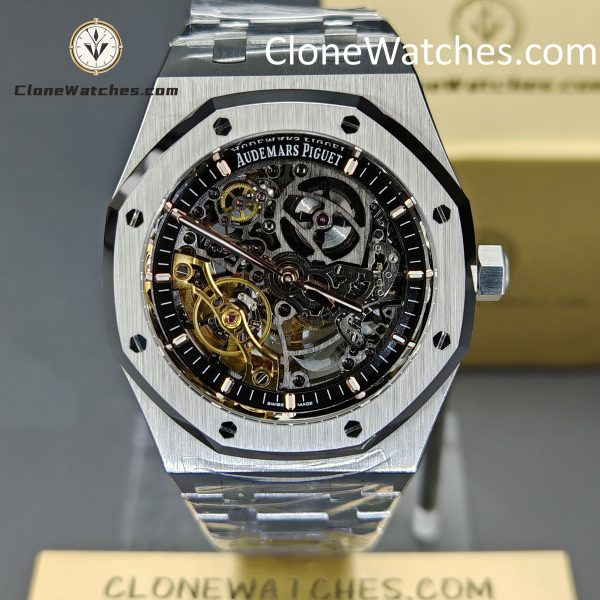 Audemars Piguet Super Clone Watches 1:1 Royal Oak 15407 Skeleton Dial