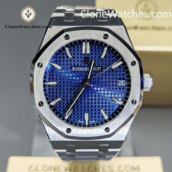 Audemars Piguet Super Clone Watches 1:1 Royal Oak 15500 Blue Dial