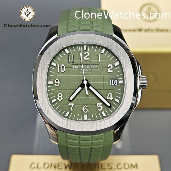 Patek Philippe Super Clone Watches 1:1 Aquanaut White Gold 5168G-010 42 mm
