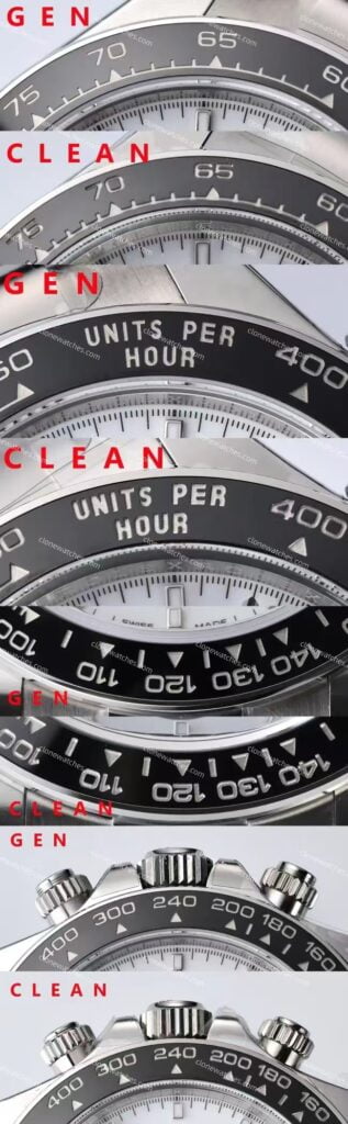 Rolex Super Clone Watch vs. Genuine Ceramic Bezel