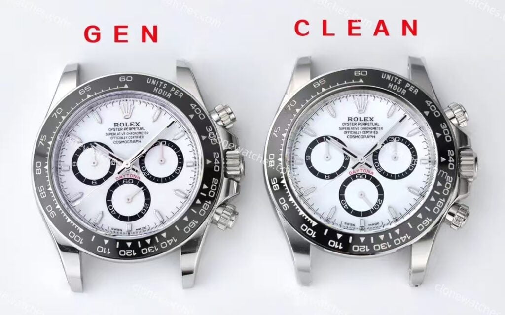 Rolex Super Clone Watch vs. Genuine Dial