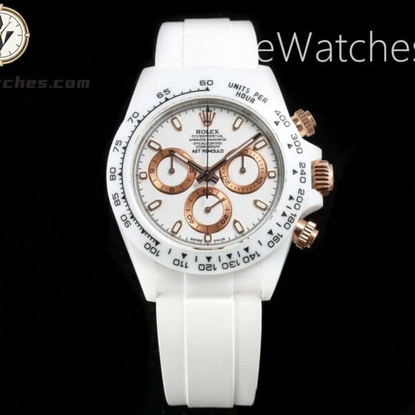 Super Clone Watches – Modified AET Rolex Daytona PLATINUM-COLORED CLASSIC