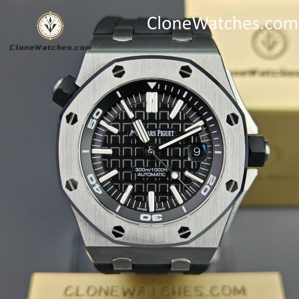 Audemars Piguet Super Clone Watches 1:1 Royal Oak Offshore Diver 15710 Black Dial