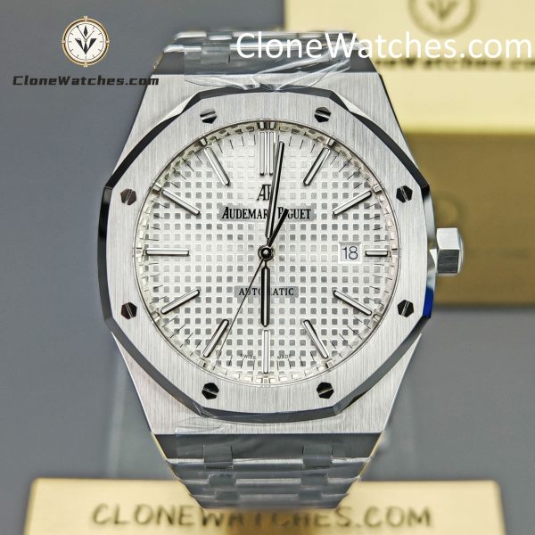 Audemars Piguet Super Clone Watches 1:1 Royal Oak 15400 White Dial