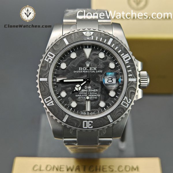 Modified Super Clone Watches 1:1 DiW Rolex Submariner Customized Carbon Fiber EOC