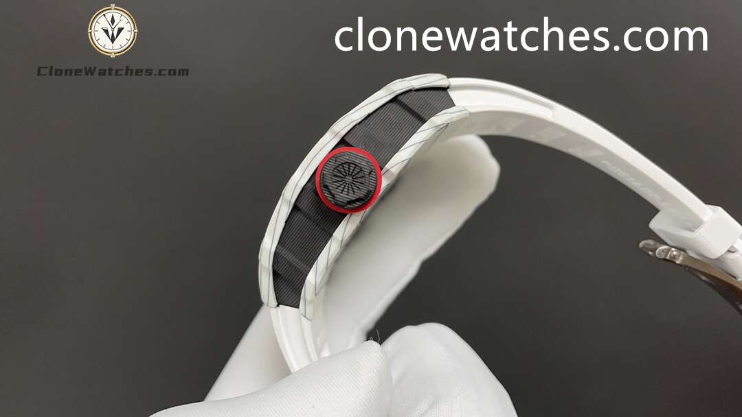 Richard Mille Super Clone Watches 1:1 RM 035 - 01 Tourbillon White Strap - Image 4