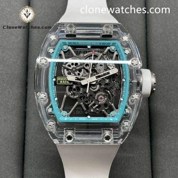 Super Clone Watches – Richard Mille 035 Full Transparent Tourbillon
