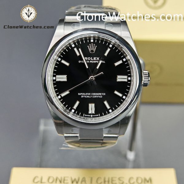 Rolex Super Clone Watches 1:1 Oyster Perpetual Black Dial 36mm M126000-0002 3230 Movement