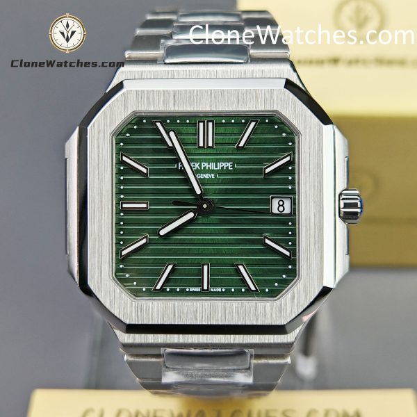 Patek Philippe Super Clone Watches 1:1 Cubitus 5821/1A-001 Green Dial