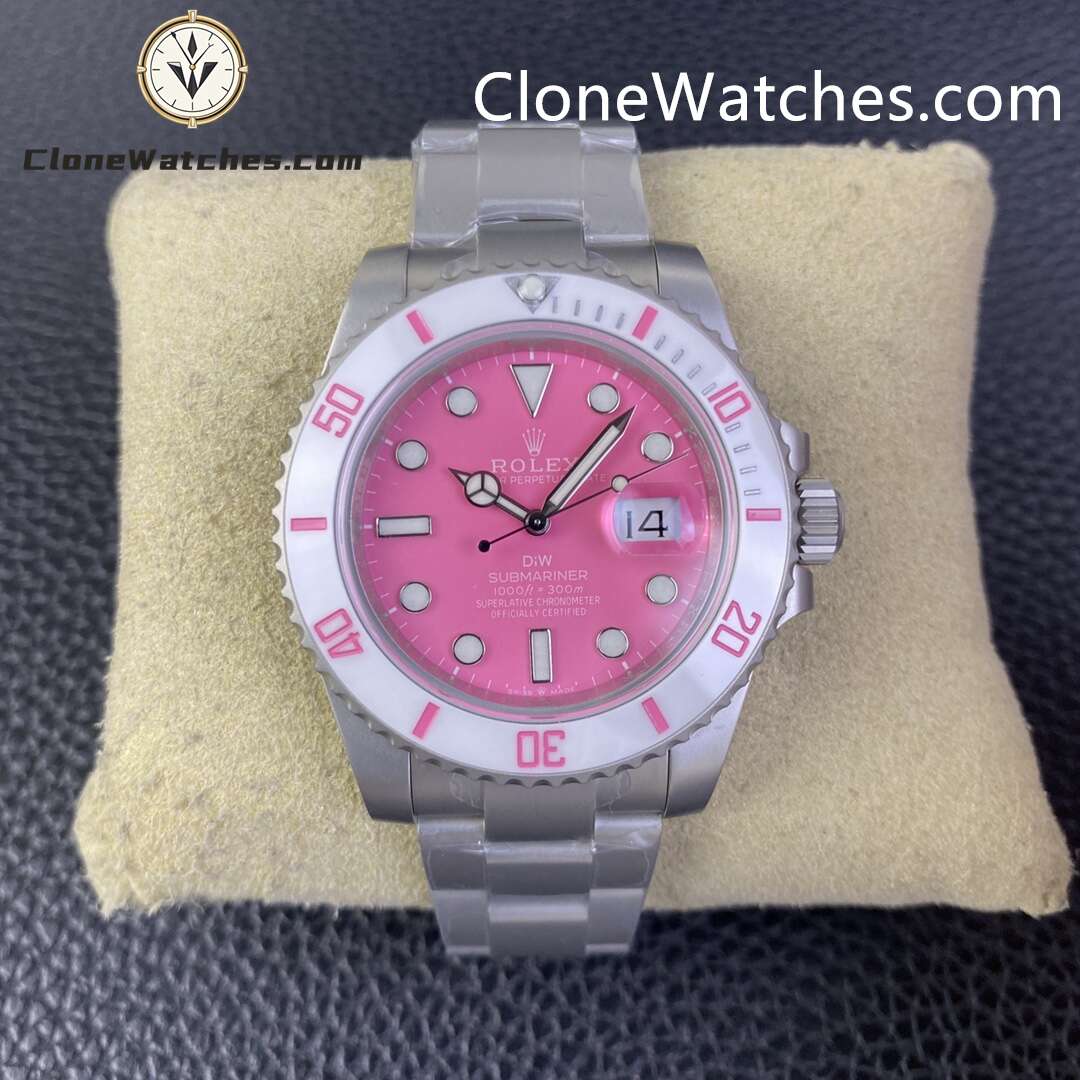 Super Clone Watches – Modified DiW Rolex Submariner FUCHSIA