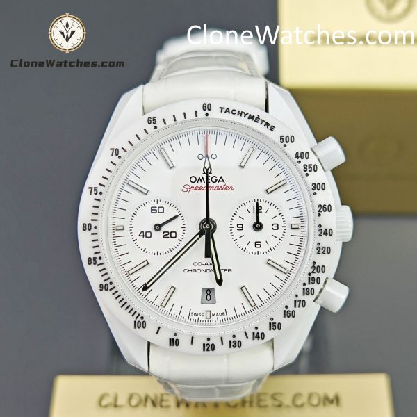 OMEGA Super Clone Watches 1:1 Speedmaster Dark Side of the Moon 311.93.44.51.04.002 44.25mm White Side of the Moon