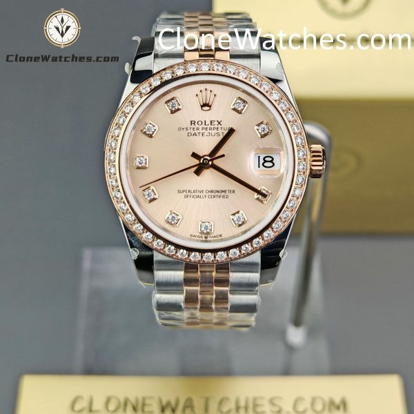 Rolex Super Clone Watches 1:1 DateJust m278381rbr-0024 Jubilee 31MM 2236 Movement