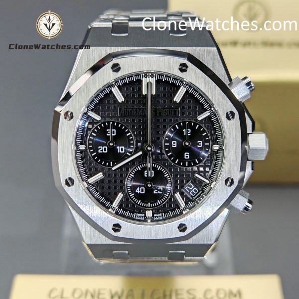 Audemars Piguet Super Clone Watches 1:1 Royal Oak Black Dial 26240 Selfwinding Chronograph