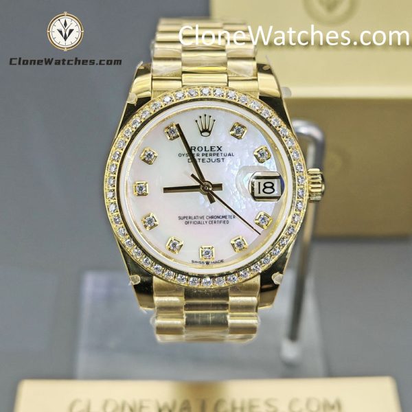 Rolex Super Clone Watches 1:1 DateJust m278288rbr-0006 President 31MM 2236 Movement