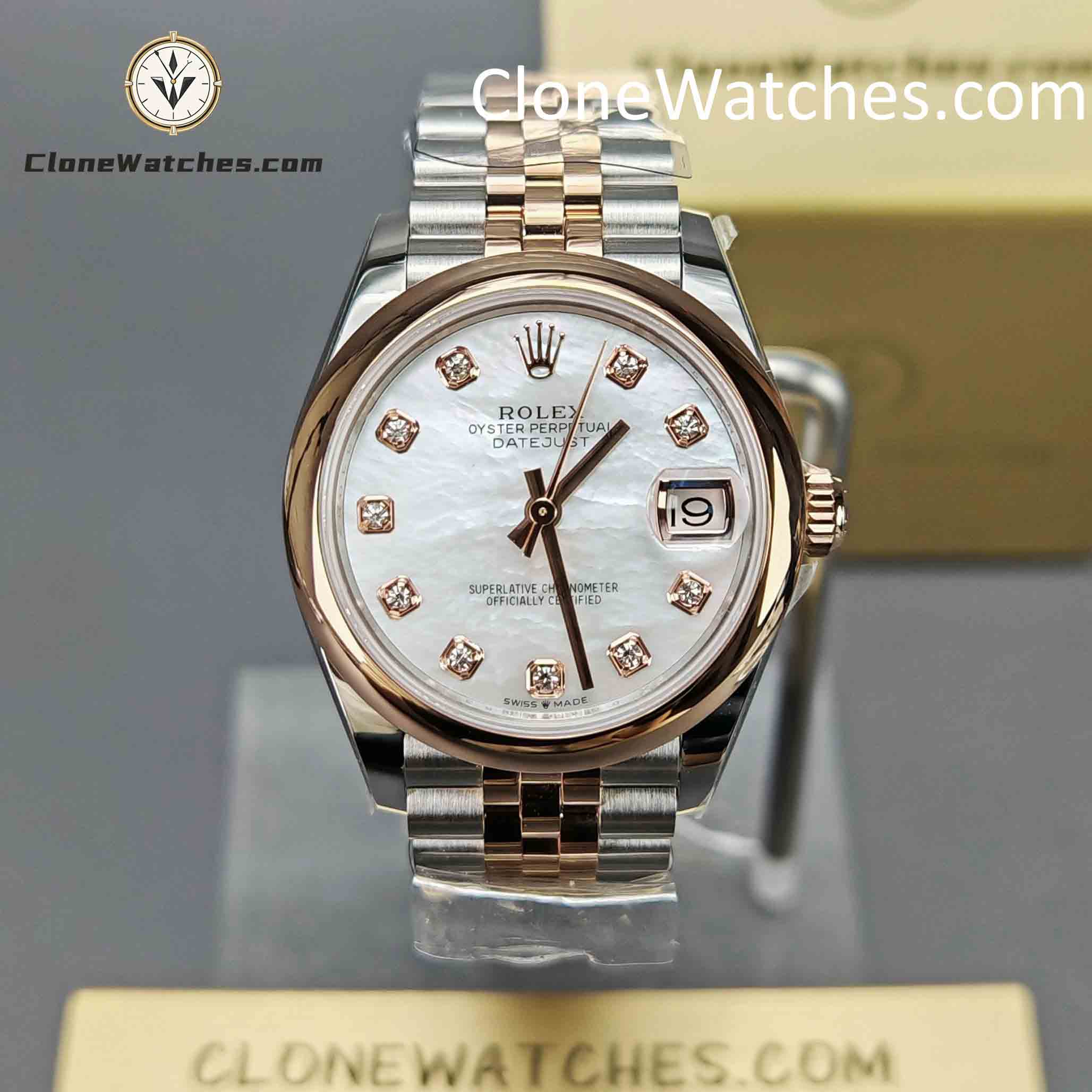 Rolex Super Clone Watches 1:1 DateJust m278243-0028 Jubilee 31MM 2236 Movement