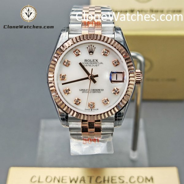 Rolex Super Clone Watches 1:1 DateJust m278271-0026 Jubilee 31MM 2236 Movement