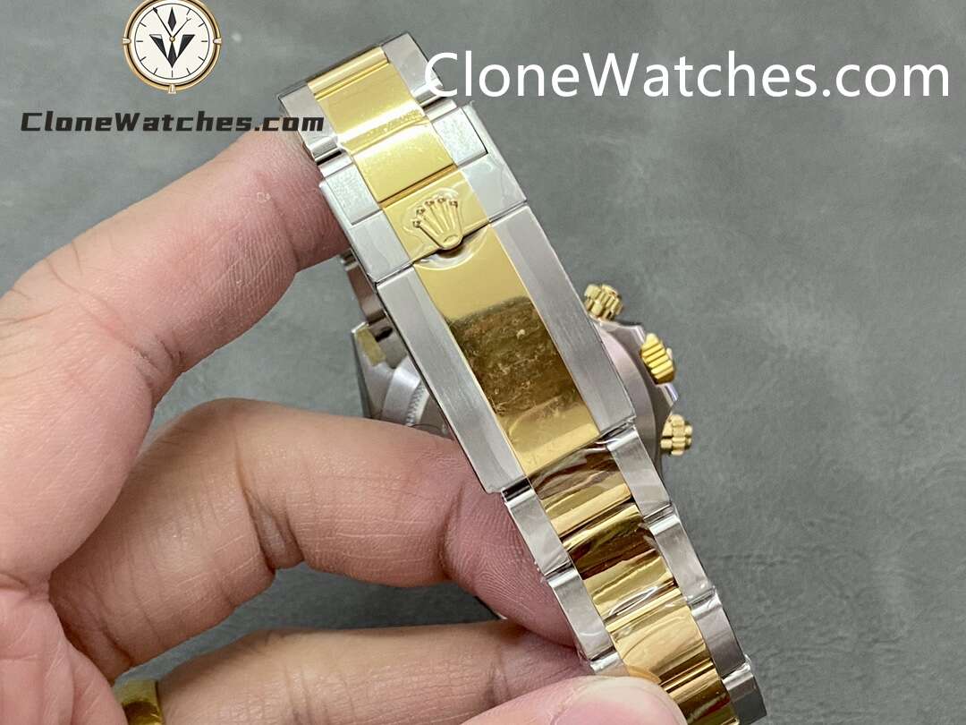 Rolex Super Clone Watches 1:1 Daytona Black Dial m116503-0011 4130 Movement - Image 9