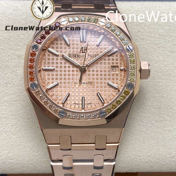 Super Clone Watches – Audemars Piguet 15451OR Rainbow Grande Tapisserie Dial