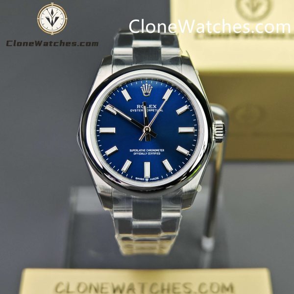 Super Clone Watches – Rolex Oyster Perpetual Blue Dial M1277200