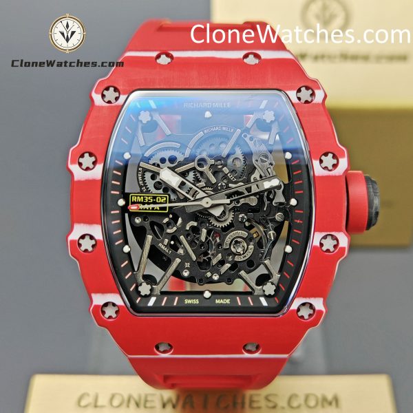 Richard Mille Super Clone Watches 1:1 RM 035 – 02 Tourbillon Automatic Rafael Nadal