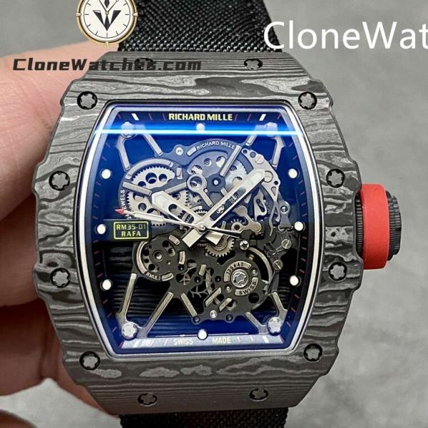Super Clone Watches – Richard Mille RM 035 – 01 Black Strap