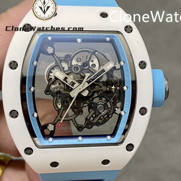 Super Clone Watches – Richard Mille 055 White Ceramics