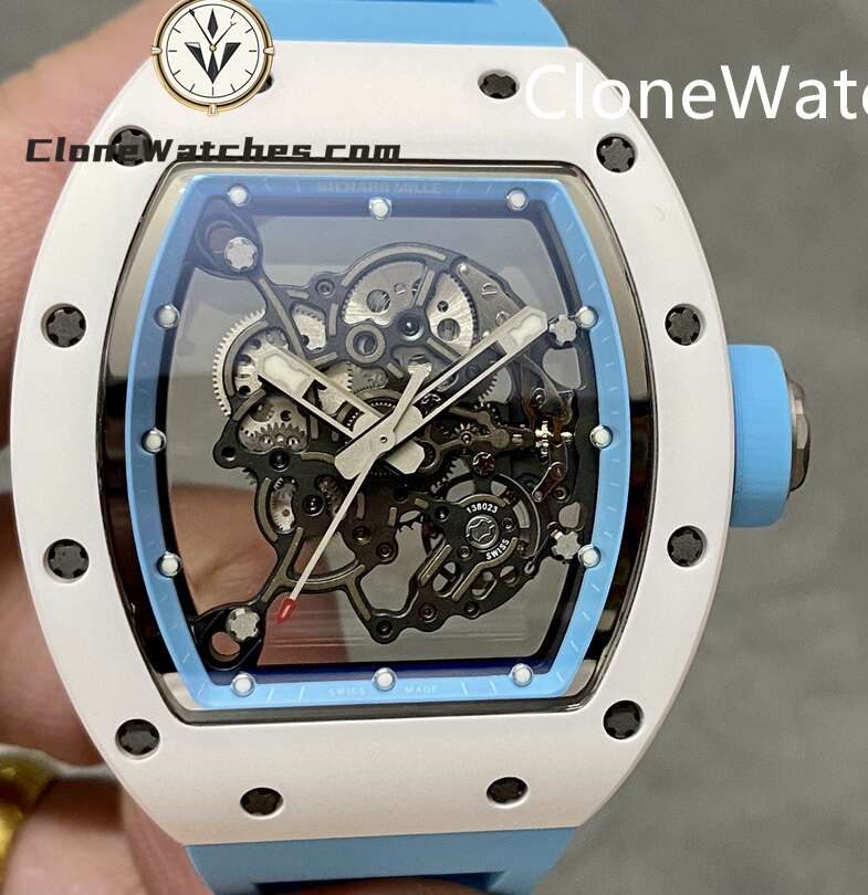Super Clone Watches – Richard Mille 055 White Ceramics