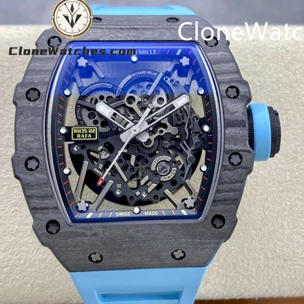 Super Clone Watches – Richard Mille RM 035 – 02 Blue Strap