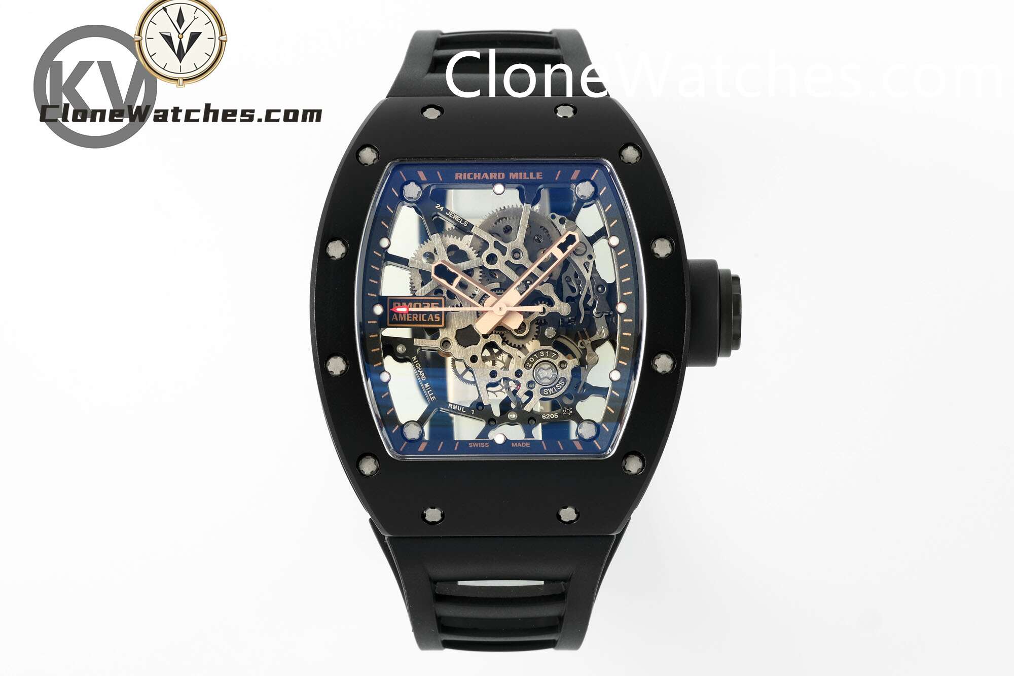 Super Clone Watches – Richard Mille RM 035 "Americas Black Toro"
