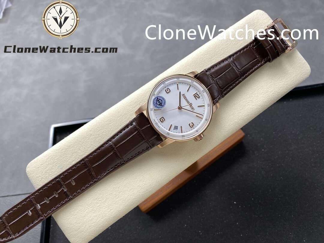 Audemars Piguet Super Clone Watches 1:1 Code 11.59 by Rose Gold 15210OR White Dial 41MM - Image 4