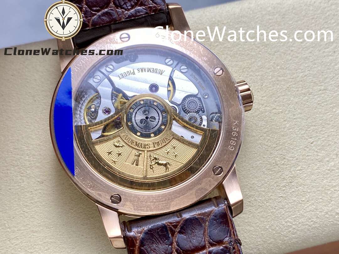 Audemars Piguet Super Clone Watches 1:1 Code 11.59 by Rose Gold 15210OR White Dial 41MM - Image 7