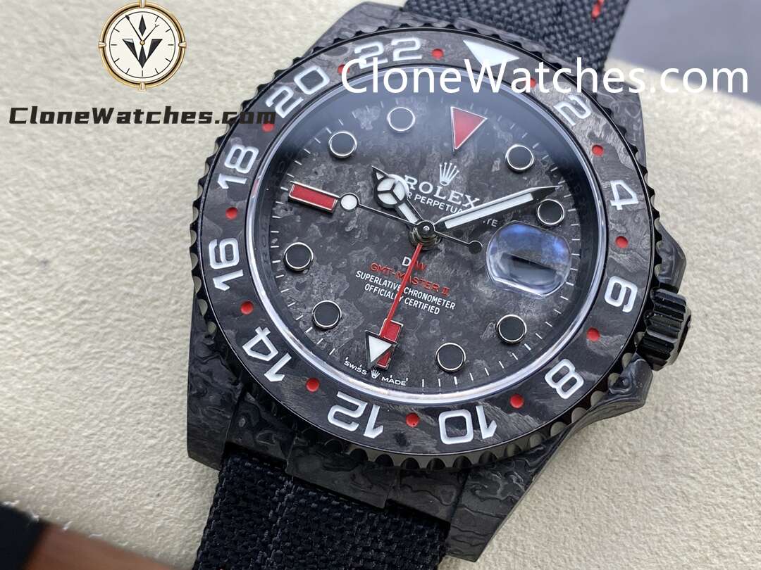 Modified Super Clone Watches 1:1 NTPT Rolex GMT Master Vintage Red 3186 Movement - Image 3