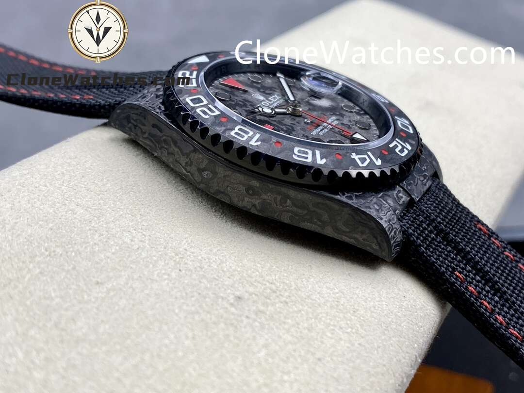 Modified Super Clone Watches 1:1 NTPT Rolex GMT Master Vintage Red 3186 Movement - Image 5