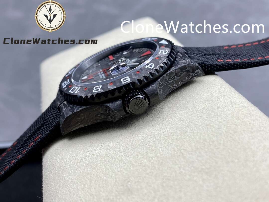 Modified Super Clone Watches 1:1 NTPT Rolex GMT Master Vintage Red 3186 Movement - Image 6
