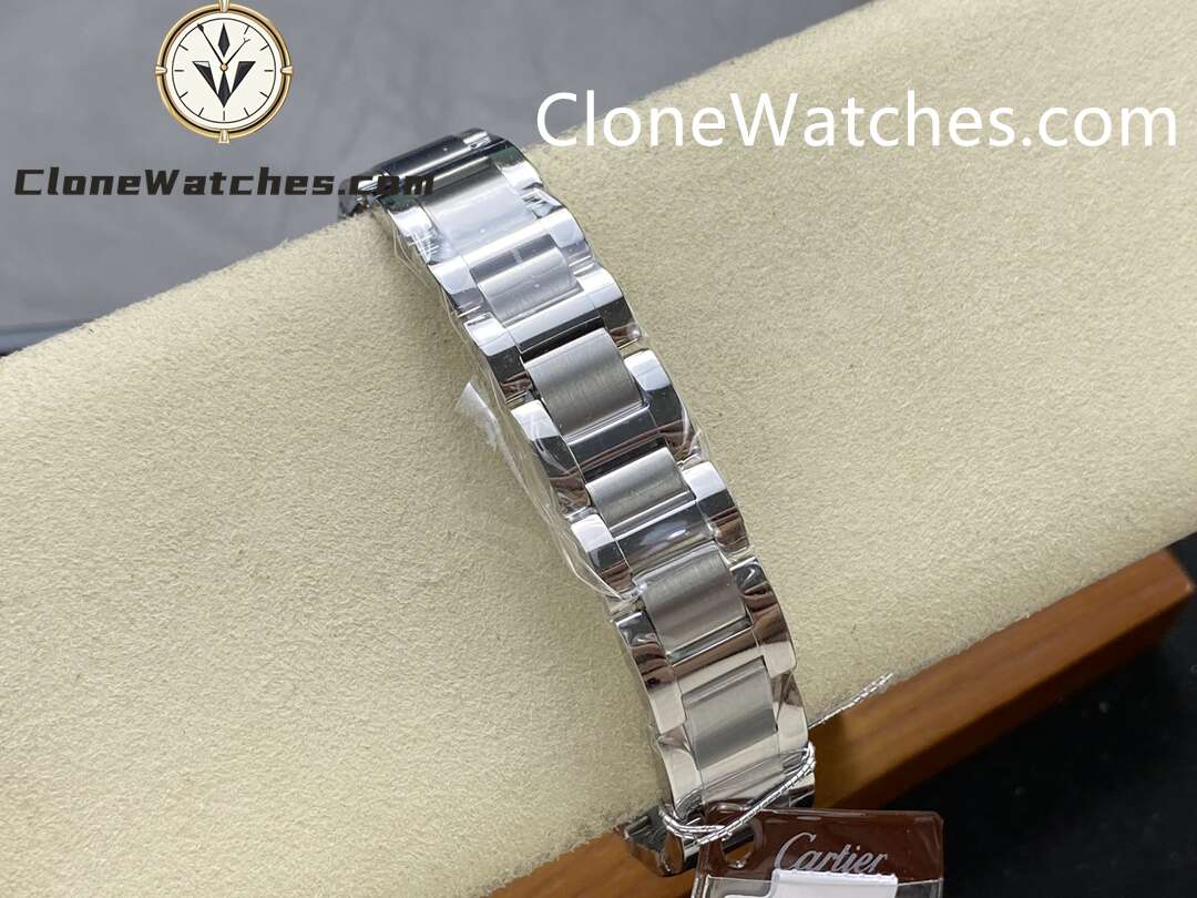 Cartier Super Clone Watches 1:1 Ballon Bleu de WSBB0062 Blue Dial Roman Scale 33mm - Image 9