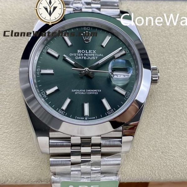 Super Clone Watches – Rolex DateJust Green Dial m126300-0020