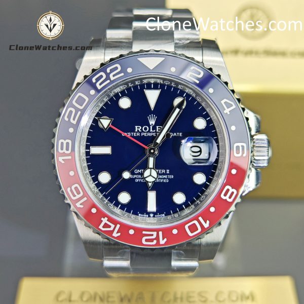 Rolex Super Clone Watches 1:1 GMT Master II m126719blro-0003 Oyster 3285 Movement