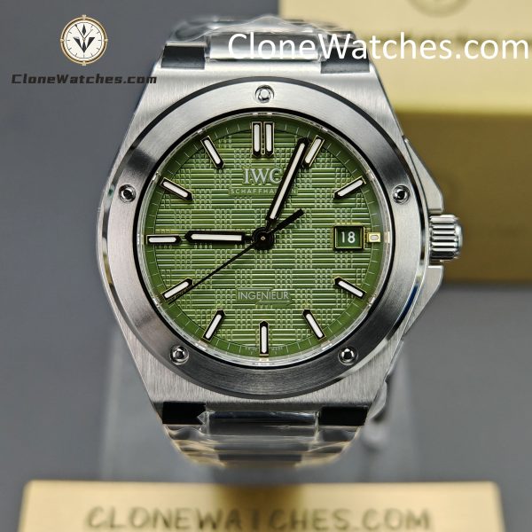 IWC Super Clone Watches 1:1 IW328908 Ingenieur Automatic 40 Green Dial
