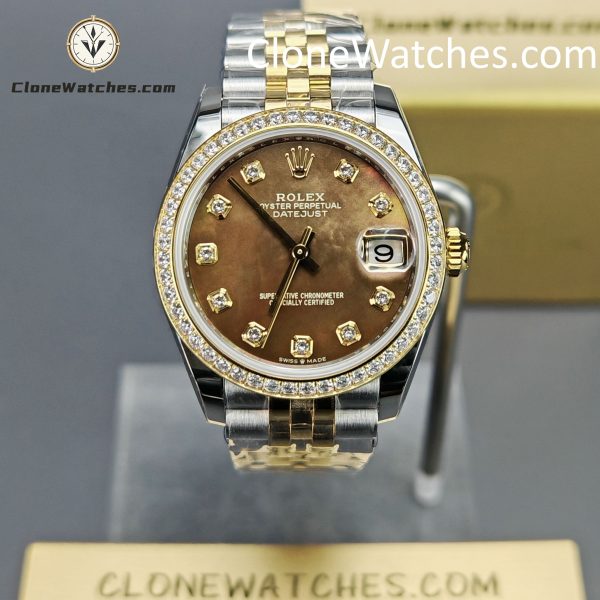 Rolex Super Clone Watches 1:1 DateJust m278383rbr-0024 Jubilee 31MM 2236 Movement