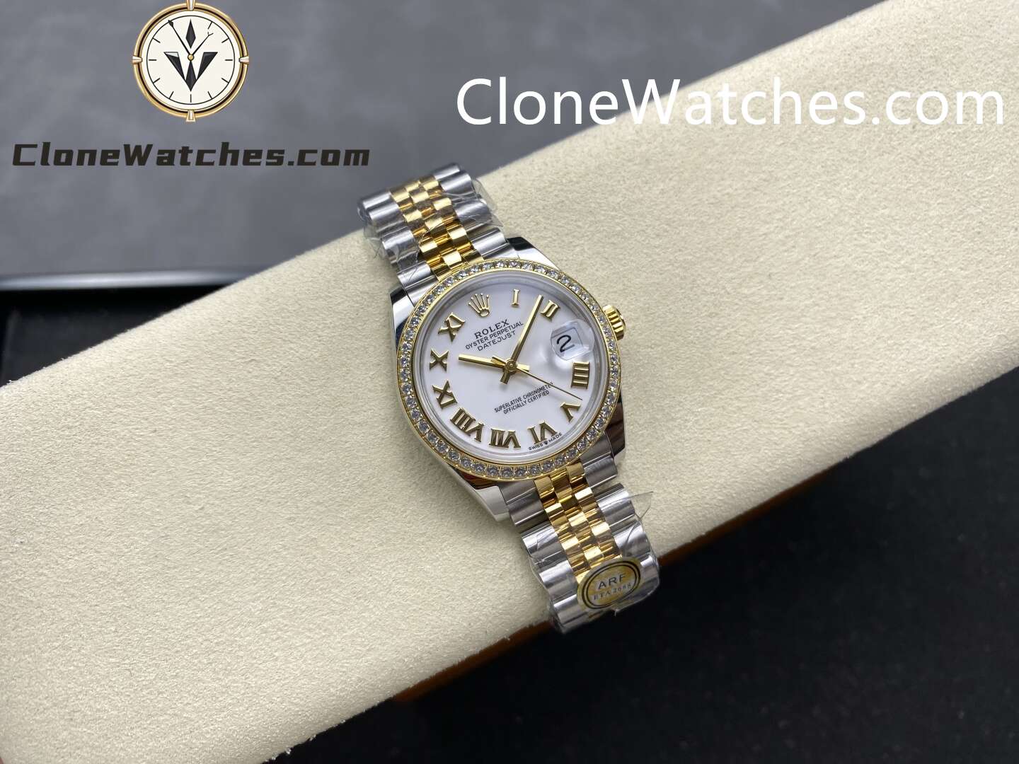 Rolex Super Clone Watches 1:1 DateJust m278383rbr-0002 Jubilee 31MM 2236 Movement - Image 5