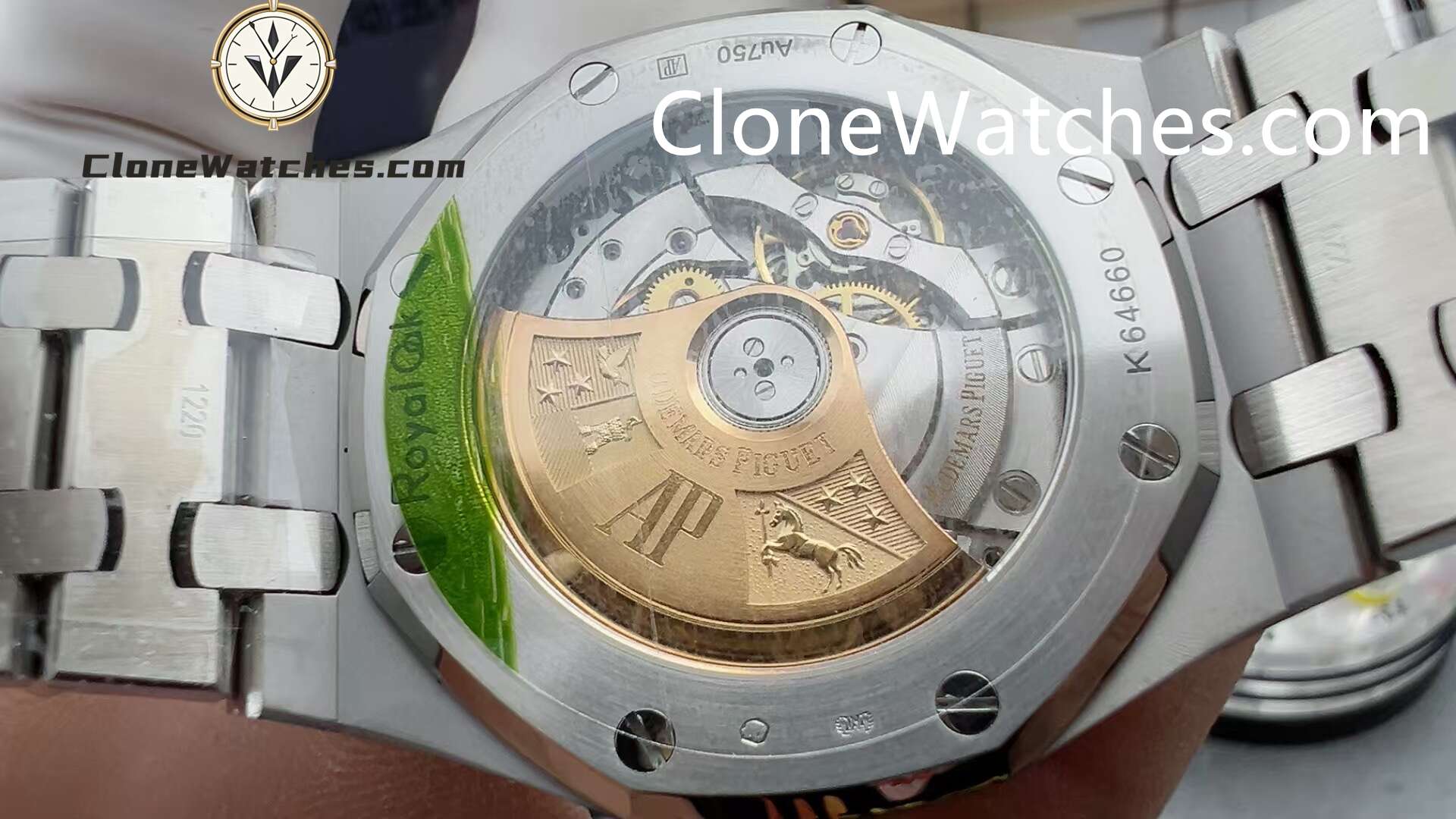 Audemars Piguet Super Clone Watches 1:1 Royal Oak Frost 15454BC White Dial 37mm - Image 6