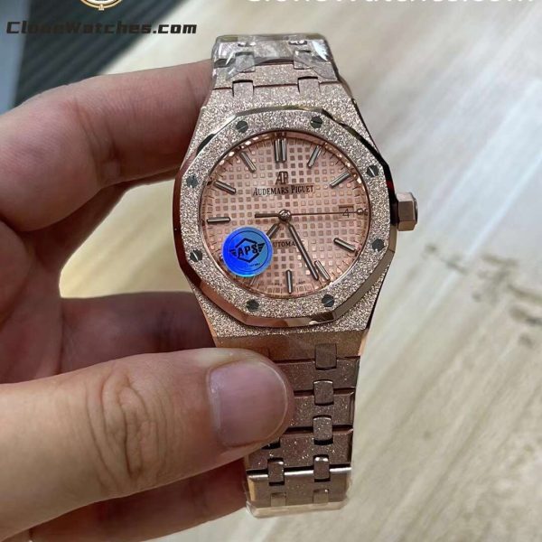 Super Clone Watches – Audemars Piguet 15454OR Rose Gold Dial