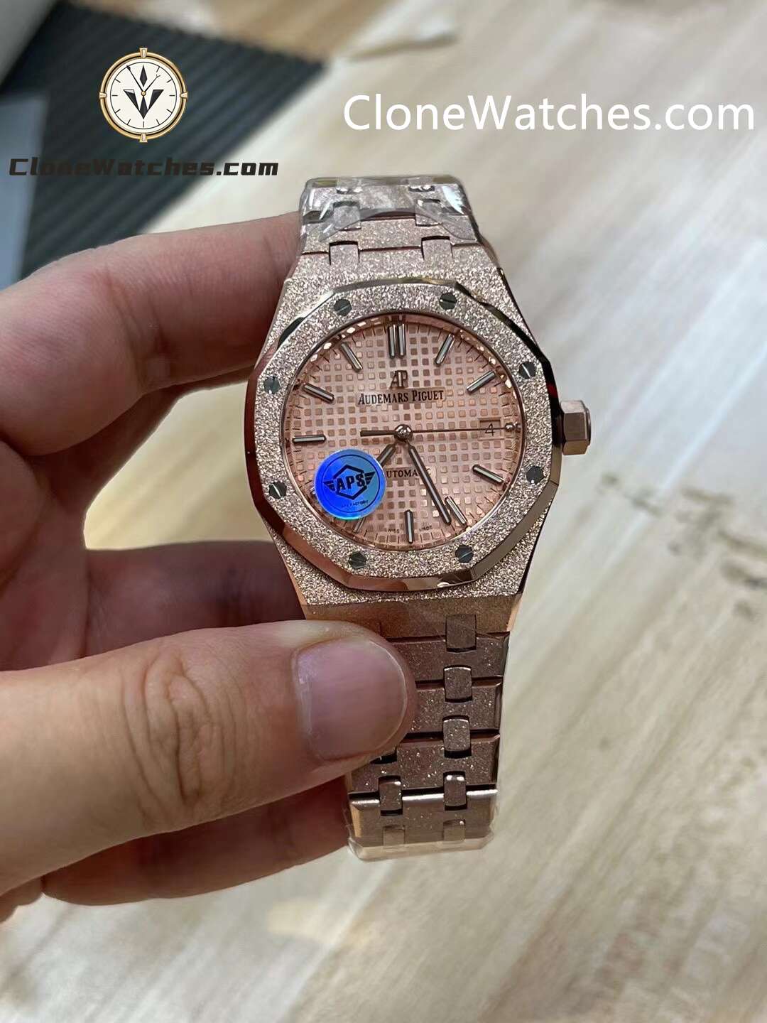 Super Clone Watches – Audemars Piguet 15454OR Rose Gold Dial