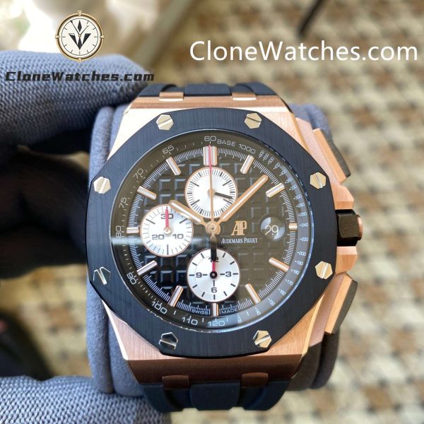 Super Clone Watches – Audemars Piguet Royal Oak Offshore Rose Gold 26400RO